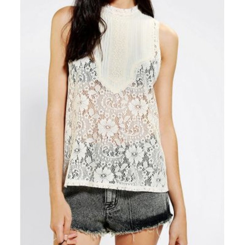 Urban Outfitters Kimchi Blue Victorian Lace Top